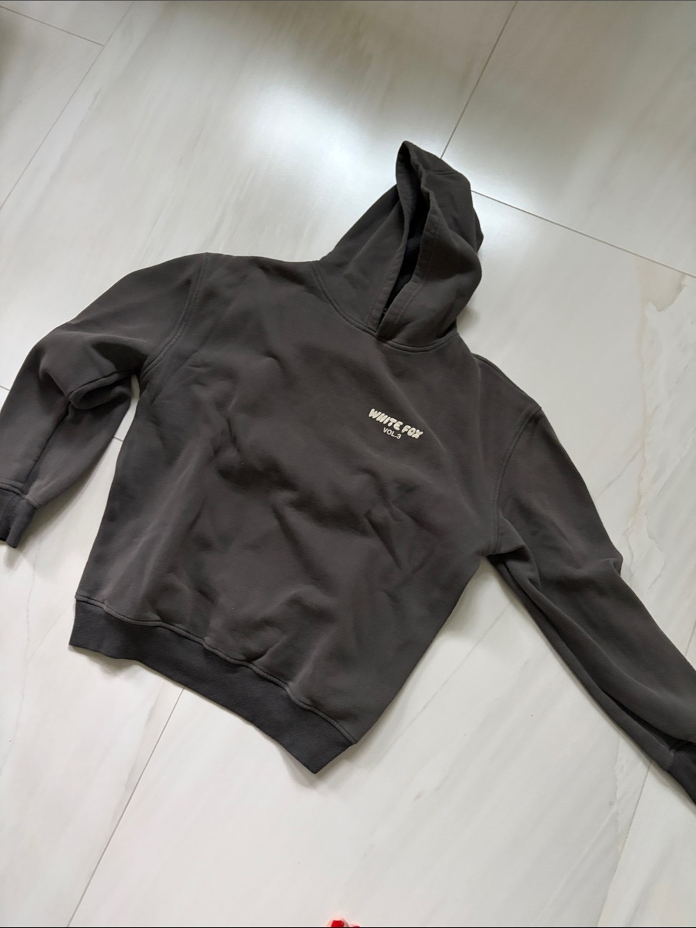 Womens Charcoal Hoodie Sweatshirt